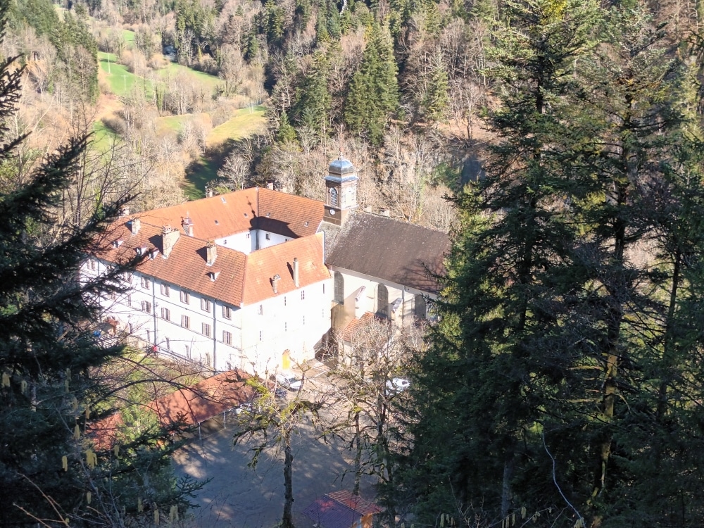 7 Roche ste Catherine vue sur Monastere